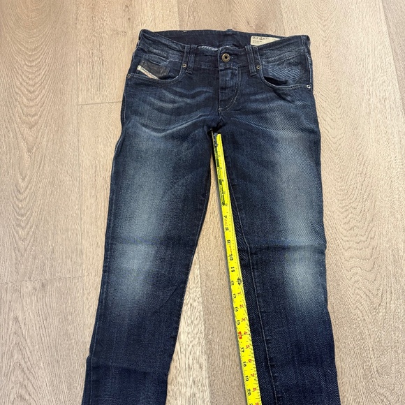 Diesel Grupee Slim-Skinny Low Waist Jeans (Dark Wash) Size 27 - Picture 1 of 10